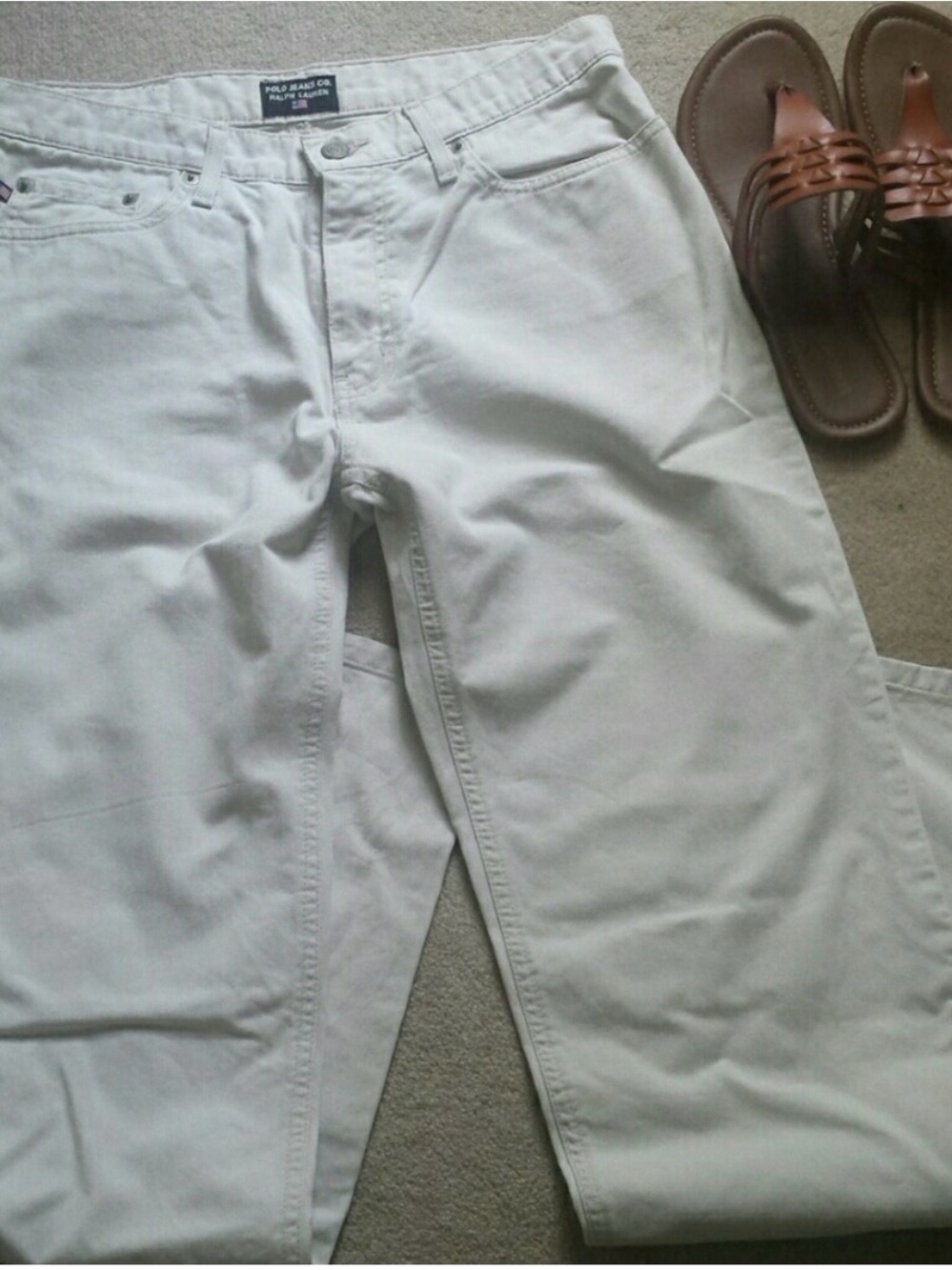 Polo Ralph Lauren Jeans Co womens white Saturday Jeans sz 6